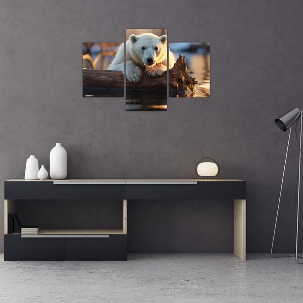 Tablou - Ursul polar (90x60 cm)