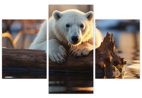 Tablou - Ursul polar (90x60 cm)