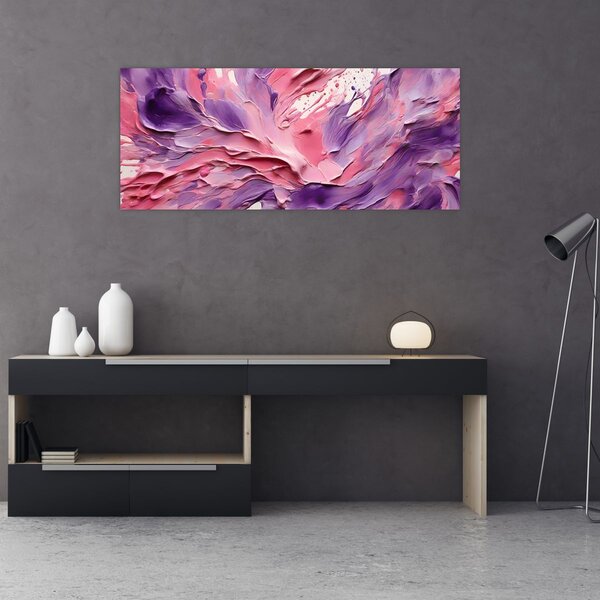 Tablou - Abstracție romantică (120x50 cm)