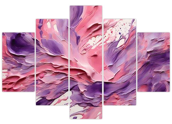 Tablou - Abstracție romantică (150x105 cm)