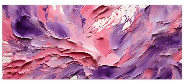 Tablou - Abstracție romantică (120x50 cm)