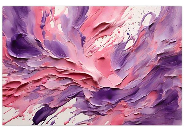 Tablou - Abstracție romantică (90x60 cm)