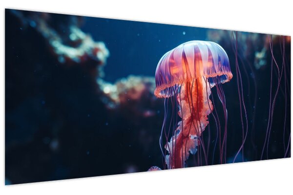 Tablou - Meduză (120x50 cm)