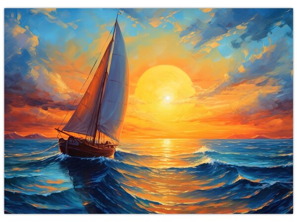 Tablou - Sailboats (70x50 cm)