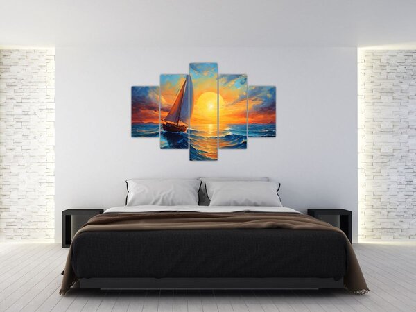 Tablou - Sailboats (150x105 cm)