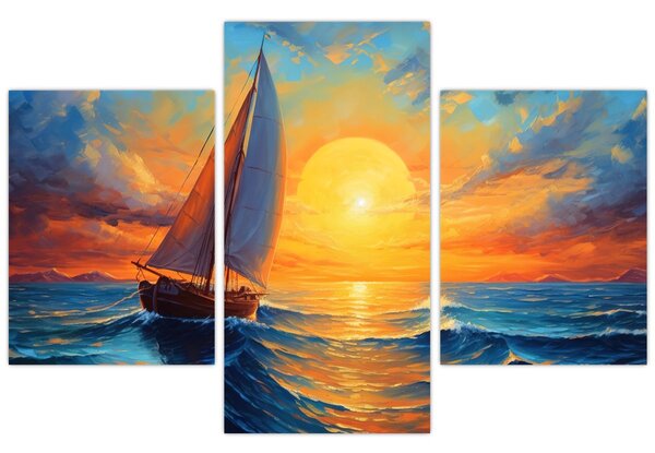 Tablou - Sailboats (90x60 cm)