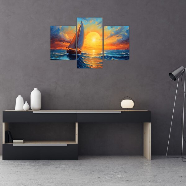 Tablou - Sailboats (90x60 cm)
