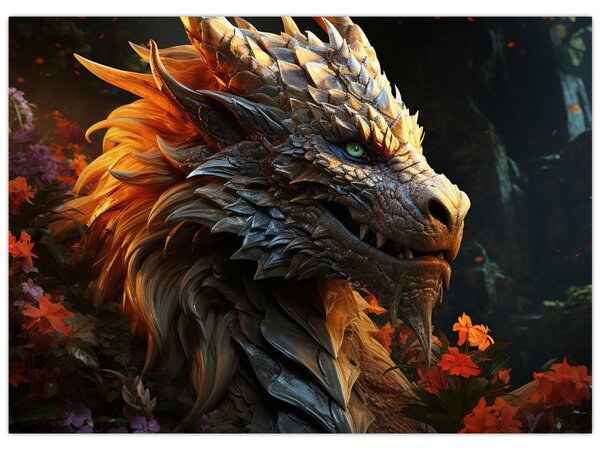 Tablou - Dragon (70x50 cm)