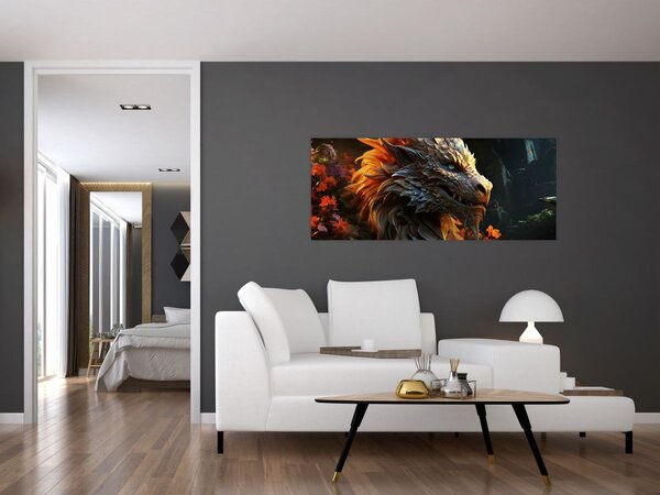 Tablou - Dragon (120x50 cm)