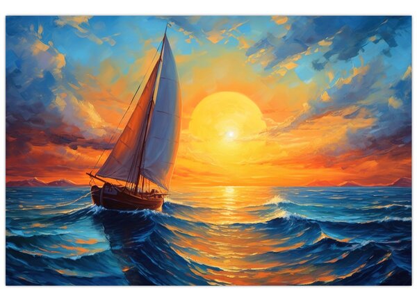 Tablou - Sailboats (90x60 cm)