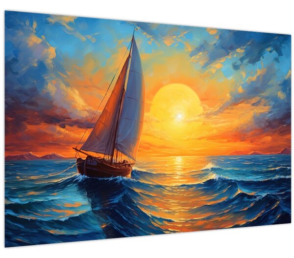 Tablou - Sailboats (90x60 cm)