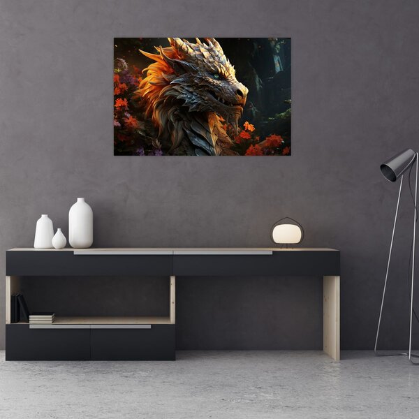 Tablou - Dragon (90x60 cm)
