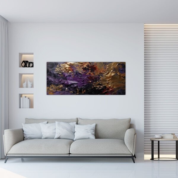 Tablou - Abstracție texturată (120x50 cm)