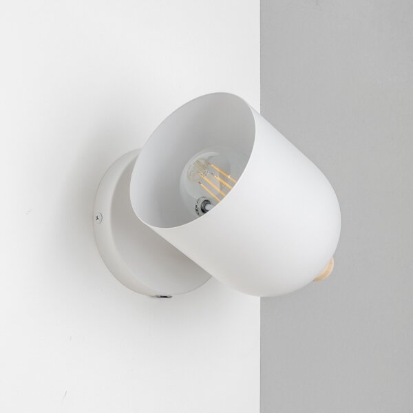 Brilagi - Aplică spot de perete GALLION 1xE27/15W/230V albă