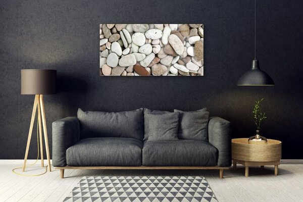 Tablouri acrilice Pietrele Art Alb Gri Maro