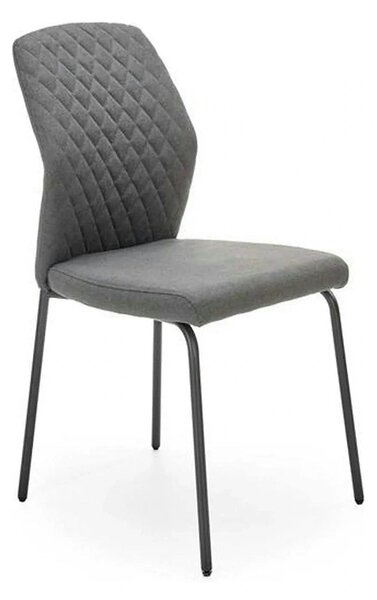 Scaun K461, gri/negru, stofa clasica, 46x56x92 cm