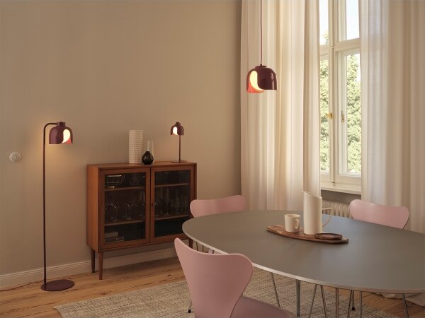 Osram - Lampă de masă Decor Corolle 1xG9/20W/230V roșie