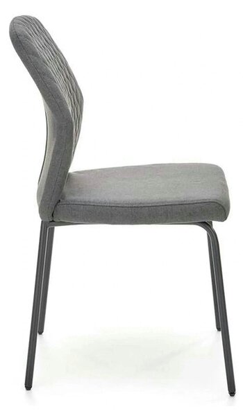 Scaun K461, gri/negru, stofa clasica, 46x56x92 cm
