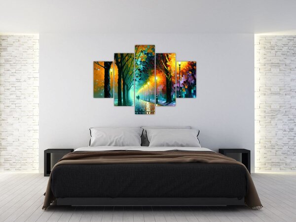 Tablou - Plimbare de noapte (150x105 cm)
