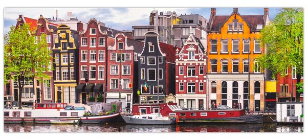 Tablou - Amsterdam, case de dans (120x50 cm)
