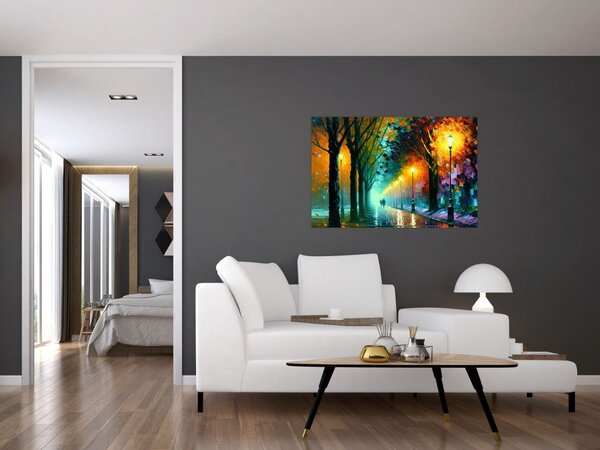 Tablou - Plimbare de noapte (90x60 cm)