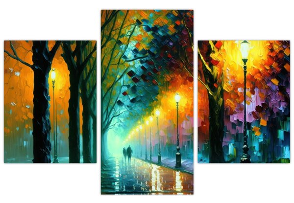 Tablou - Plimbare de noapte (90x60 cm)