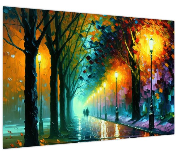 Tablou - Plimbare de noapte (90x60 cm)
