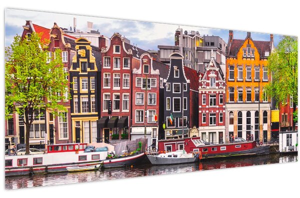 Tablou - Amsterdam, case de dans (120x50 cm)