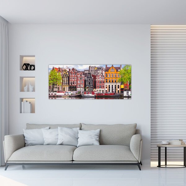 Tablou - Amsterdam, case de dans (120x50 cm)