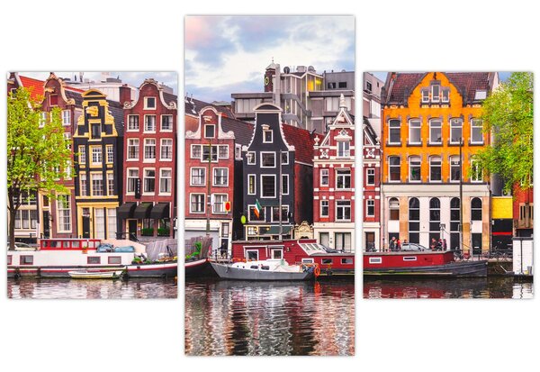 Tablou - Amsterdam, case de dans (90x60 cm)