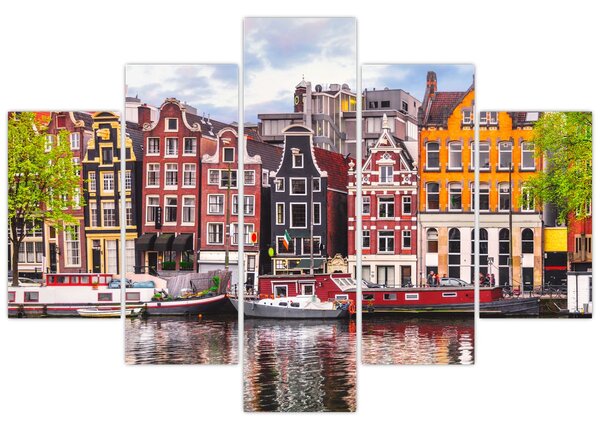 Tablou - Amsterdam, case de dans (150x105 cm)