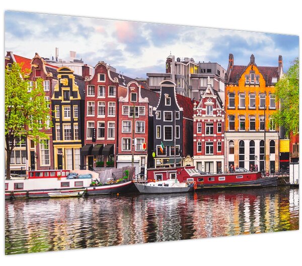 Tablou - Amsterdam, case de dans (90x60 cm)