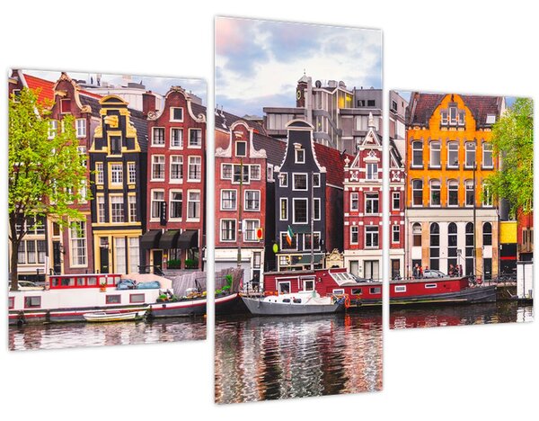Tablou - Amsterdam, case de dans (90x60 cm)