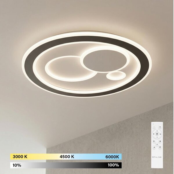 Brilagi - Plafonieră LED dimabilă MODERN LED/89W/230V 3000-6000K + telecomandă