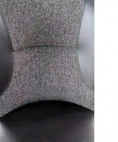 Scaun K466, gri/negru, stofa/piele ecologica, 50x58x89 cm