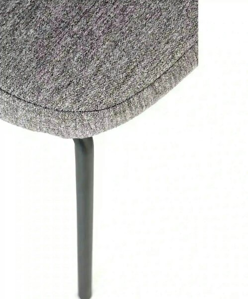 Scaun K471, gri/negru, stofa/piele ecologica, 50x58x85 cm