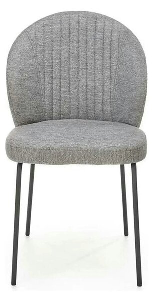 Scaun K471, gri/negru, stofa/piele ecologica, 50x58x85 cm