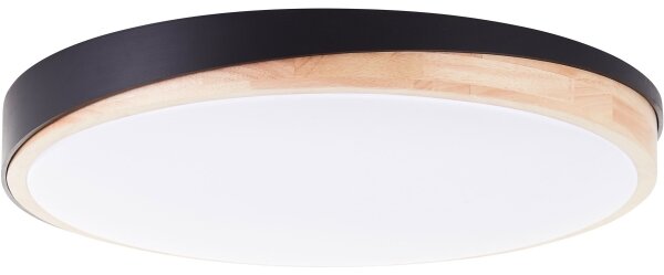 Plafonieră LED dimabilă Brilliant BAARLO LED/36W/230V d. 50 cm negru + telecomandă