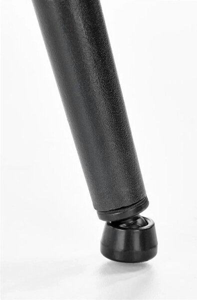 Scaun K478, stofa alb/negru, 49x54x84 cm