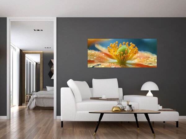 Tablou - Detaliu de floare (120x50 cm)