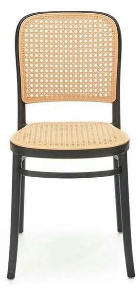Scaun K483, bej/negru, polipropilena, 41x52x86 cm