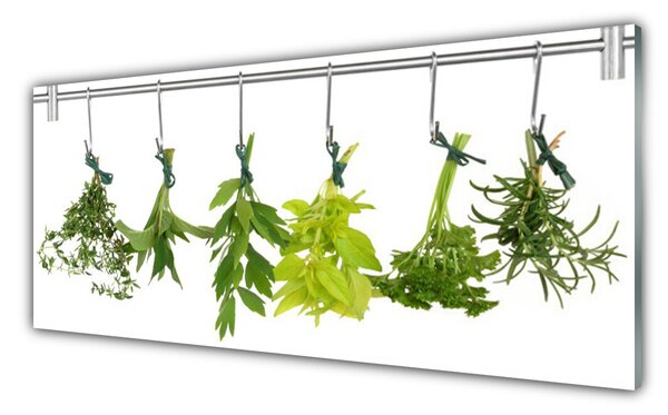 Tablouri acrilice Frunze verde florale