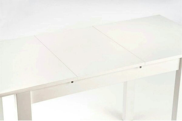 Masa extensibila GINO, alb, PAL furniruit, 100/138x60x75 cm