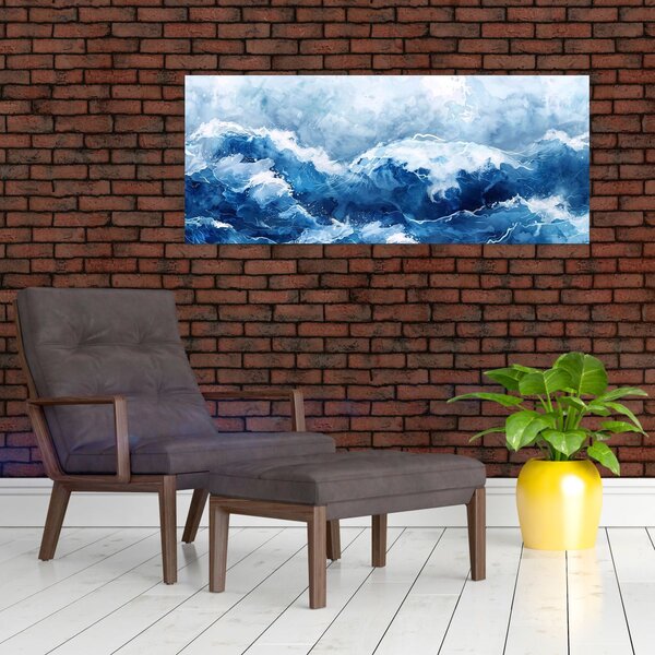 Tablou - Ilustrație a mării (120x50 cm)