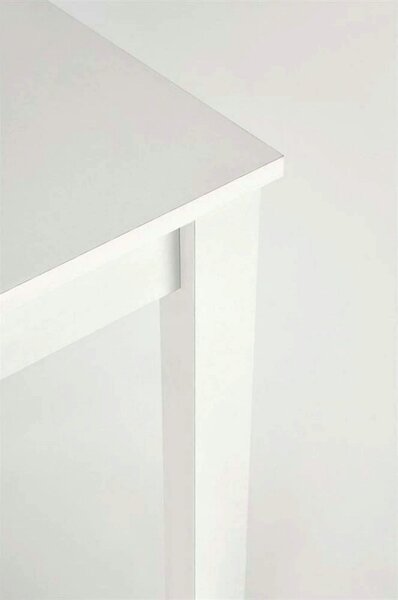 Masa extensibila GINO, alb, PAL furniruit, 100/138x60x75 cm