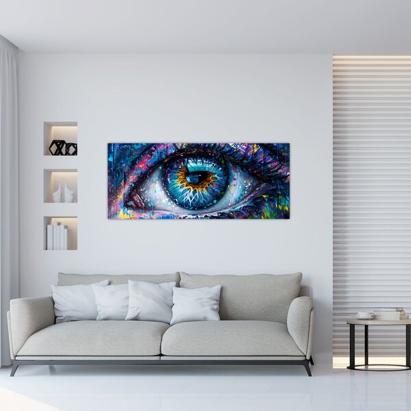 Tablou - Pictura ochilor (120x50 cm)