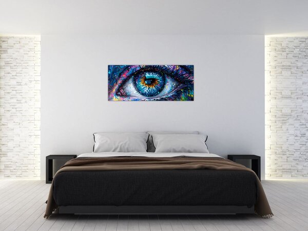 Tablou - Pictura ochilor (120x50 cm)