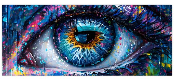 Tablou - Pictura ochilor (120x50 cm)