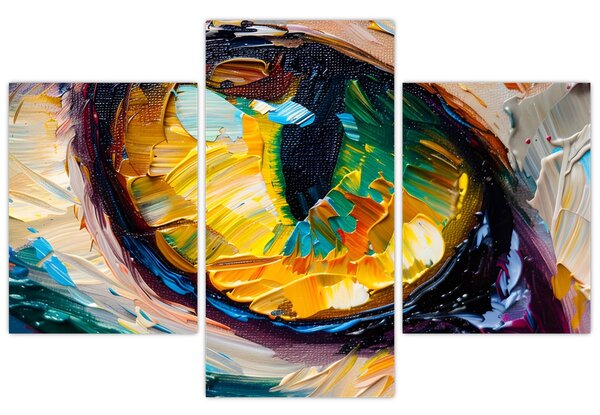 Tablou - Ochi de pisică Pictură (90x60 cm)