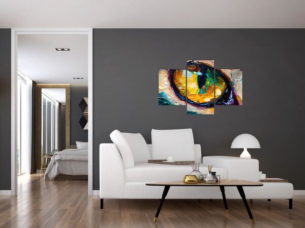 Tablou - Ochi de pisică Pictură (90x60 cm)